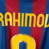 FC Barcelona 2009/10 Heimtrikot – Ibrahimović #9 – Langarm – Größe XXL