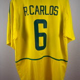 Brasilien 2002 Heimtrikot – Roberto Carlos #6 (XL)