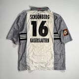 1. FC Kaiserslautern 1998/99 Auswärtstrikot SCHJÖNBERG – #16 XL