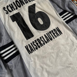 1. FC Kaiserslautern 1998/99 Auswärtstrikot SCHJÖNBERG – #16 XL