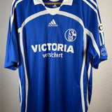 FC Schalke 04 2007/08 Heimtrikot – Krstajić #5 (XL) mit Bundesliga-Patches