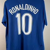 Brasilien 2006  Auswärtstrikot – Ronaldinho – Größe L