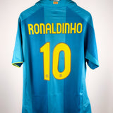 FC Barcelona 2007/08 Ronaldinho Jubiläumsauswärtstrikot (L)