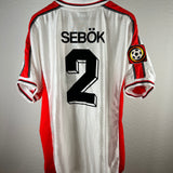 Sebok! Energie Cottbus 2000/01 Heimtrikot Jacobs (Matchworn) - XL