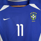 Brasilien 2002 Auswärtstrikot – Ronaldinho – Größe M