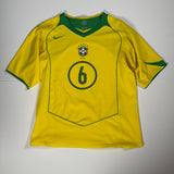 Brasilien 2004 Heimtrikot – Roberto Carlos #6 – Größe M Brazil
