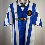 ORIGINAL! Manchester United 1995/96 Drittes Trikot – Cantona #7 (L/XL)