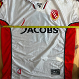 Sebok! Energie Cottbus 2000/01 Heimtrikot Jacobs (Matchworn) - XL