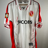 Sebok! Energie Cottbus 2000/01 Heimtrikot Jacobs (Matchworn) - XL