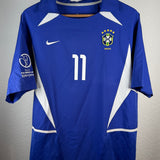 Brasilien 2002 Auswärtstrikot – Ronaldinho – Größe M