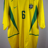 Brasilien 2002 Heimtrikot – Roberto Carlos #6 (XL)