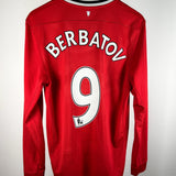 🔴 Manchester United Heimtrikot 2010/11 – Langarm – Berbatov #9 – M
