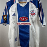 Hansa Rostock 1999/2000 Heimtrikot – Nike (S/M) – Baumgart #27 – mit Autogrammen