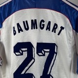 Hansa Rostock 1999/2000 Heimtrikot – Nike (S/M) – Baumgart #27 – mit Autogrammen