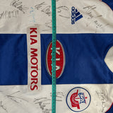 Hansa Rostock 1999/2000 Heimtrikot – Nike (S/M) – Baumgart #27 – mit Autogrammen
