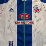 Hansa Rostock 1999/2000 Heimtrikot – Nike (S/M) – Baumgart #27 – mit Autogrammen