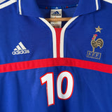 Frankreich F.F.F. 2000 Heimtrikot – Zidane #10 (XL) France