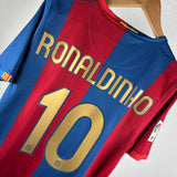 Ronaldinho Vintage Heimtrikot Barcelona 2006/07 M