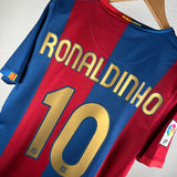Ronaldinho Vintage Heimtrikot Barcelona 2006/07 M
