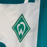 🟢⚪ Werder Bremen Vintage Heimtrikot 2000/01 – QSC – L/XL