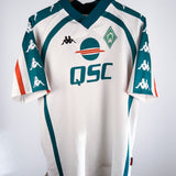 🟢⚪ Werder Bremen Vintage Auswärtstrikot 2000/01 – Kappa – M/L