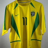 Brasilien 2002 Heimtrikot – Ronaldinho – Größe M
