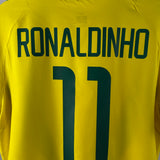Brasilien 2002 Heimtrikot – Ronaldinho – Größe M