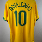 Brasilien 2006 Heimtrikot – Ronaldinho – Größe L