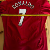 🔴⚪ Manchester United Vintage Heimtrikot 2004/06 – Langarm – Ronaldo
