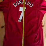 🔴⚪ Manchester United Vintage Heimtrikot 2004/06 – Langarm – Ronaldo