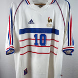 Frankreich 1998 Auswärtstrikot – Adidas (XL) – Zidane #10 France