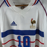 Frankreich 1998 Auswärtstrikot – Adidas (XL) – Zidane #10 France