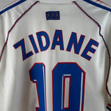 Frankreich 1998 Auswärtstrikot – Adidas (XL) – Zidane #10 France