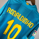 FC Barcelona 2007/08 Ronaldinho Vintage Jubiläum Auswärtstrikot (M)