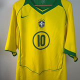 Brasilien 2004 Heimtrikot – Ronaldinho – Größe XXL