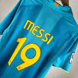 FC Barcelona Auswärtstrikot 2007/08 – Messi #19 – Camp Nou Jubiläum – Größe M