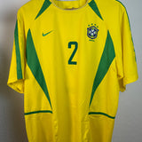 Brasilien 2002 Auswärtstrikot – Cafu #2 (L)