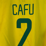 Brasilien 2002 Auswärtstrikot – Cafu #2 (L)