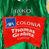 Energie Cottbus Drittes Trikot 2001/02 – Markus Feldhoff #5 – Größe XXL – Seltene Rarität!