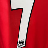 Manchester United 2003/04 Heimtrikot – Langarm – Cristiano Ronaldo (#7) – Größe XL