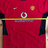 Manchester United 2003/04 Heimtrikot – Langarm – Cristiano Ronaldo (#7) – Größe XL