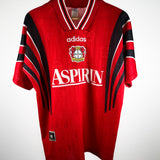 Bayer 04 Leverkusen 1997/98 Vintage Heimtrikot - M/L Aspirin