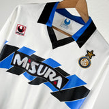Rarität! Inter Milan 1990/91 Vintage Auswärts Away Trikot - L