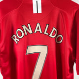 Manchester United 2007/08 Ronaldo Heimtrikot (XL)
