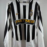 Juventus 2003/04 Heimtrikot – Davids #26 – Langarm – Größe L