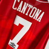 Manchester United 1994/95 Heimtrikot – Cantona #7 – Größe XL