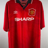 Manchester United 1994/95 Heimtrikot – Beckham #24 – Größe L