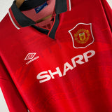 Manchester United 1994/95 Heimtrikot – Beckham #24 – Größe L