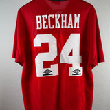 Manchester United 1994/95 Heimtrikot – Beckham #24 – Größe L