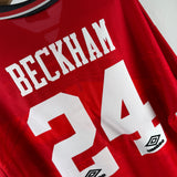 Manchester United 1994/95 Heimtrikot – Beckham #24 – Größe L